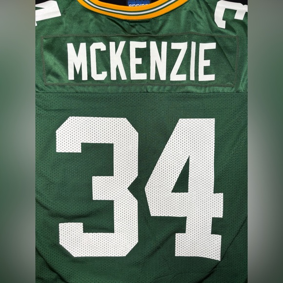 Green Bay Packers Mike McKenzie Adidas Football Jersey Size: Medium - Picture 3 of 5